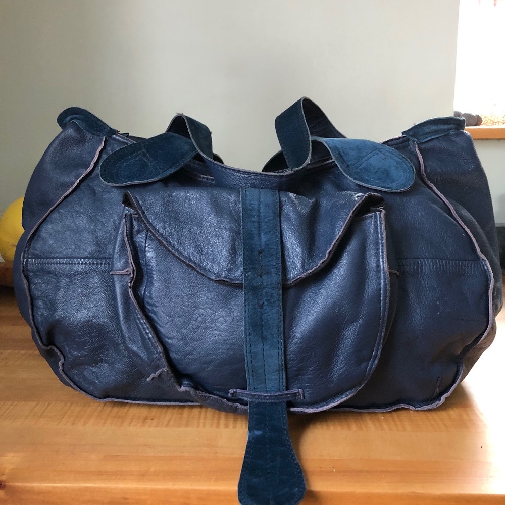 Ashley Watson rare leather bag. Handmade in Vancouver.